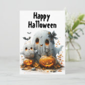 幽霊ギグルアスウィート&ハロウィン不気味ニー シーズンカード (スタンド正面)