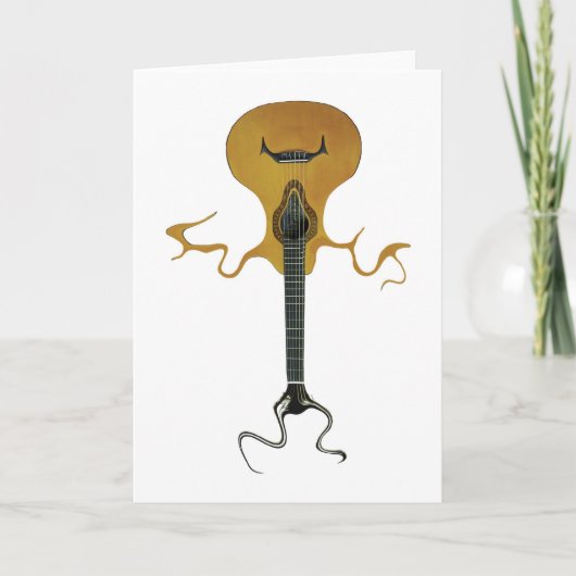 幽霊ギター カード (正面)