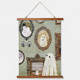 幽霊ギャラリーにポートレートがある 吊り下げ型タペストリー