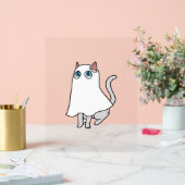 幽霊クラシックキャットTシャツ_1 アクリルサイン (ウェディング)