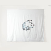 幽霊クラシックナースTシャツ_1 タペストリー (正面(横))