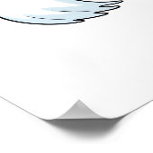 幽霊クラシックナースTシャツ_1 ポスター (角)