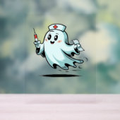 幽霊クラシックナースTシャツ_2 アクリルサイン (ニュートラル)