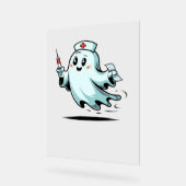 幽霊クラシックナースTシャツ_2 アクリルサイン (傾斜)