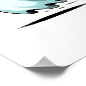 幽霊クラシックナースTシャツ_2 ポスター (角)