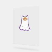 幽霊クラシックネコTシャツ_3 アクリルサイン (傾斜)