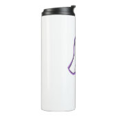 幽霊クラシックネコTシャツ_3 タンブラー (回転左)