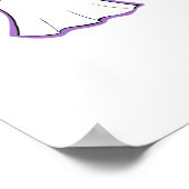 幽霊クラシックネコTシャツ_3 ポスター (角)