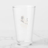 幽霊クラシック猫Tシャツ タンブラーグラス (裏面)