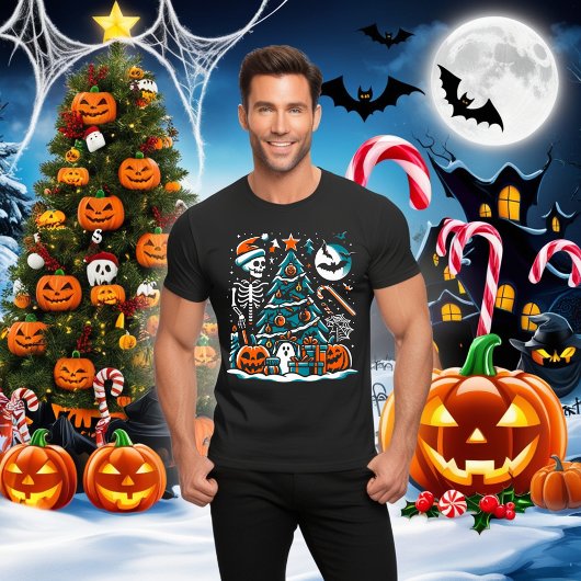 幽霊クリスマス: 不気味なものたちがホリデーシーズンを祝う Tシャツ