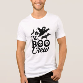 幽霊クルーのハロウィーン・スカル＆ゴーストの不気味なデザイン トライブレンドＴシャツ