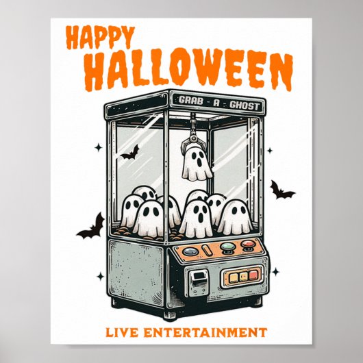 幽霊クローゲームハッピーハローウィン ポスター (正面)
