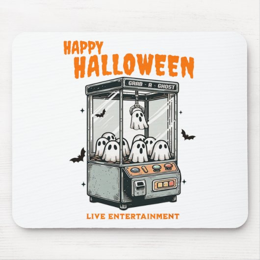 幽霊クローゲームハッピーハローウィン マウスパッド (正面)