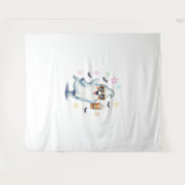 幽霊クールハロウィーンビベス タペストリー (正面(横))