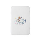 幽霊クールハロウィーンビベス バスマット (正面縦)