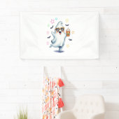 幽霊クールハロウィーンビベス 横断幕 (インサイチュ)