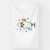 幽霊クールハロウィーンビベス 横断幕 (縦)