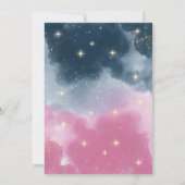 幽霊グール不気味ハロウィンジェンダーの暴露 招待状 (裏面)