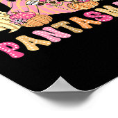 幽霊コおもしろいンチャス不気味メキシカンハロウィーン幽霊 ポスター (角)