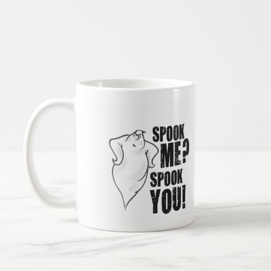 幽霊コーヒーマグ コーヒーマグカップ (左)