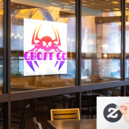 幽霊ゴー不気味シーズン ウィンドウサイン