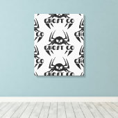 幽霊ゴー不気味シーズン キャンバスプリント (インサイチュ (ウッドフロア))