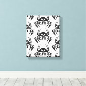 幽霊ゴー不気味シーズン キャンバスプリント (インサイチュ (ウッドフロア))