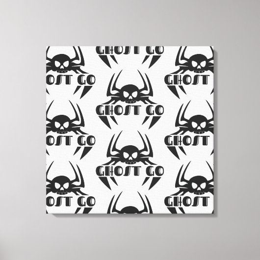 幽霊ゴー不気味シーズン キャンバスプリント (正面)