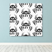 幽霊ゴー不気味シーズン キャンバスプリント (インサイチュ (ウッドフロア))