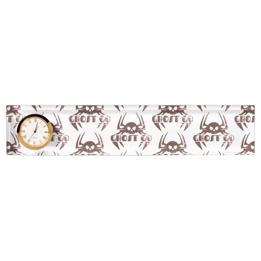 幽霊ゴー不気味シーズン デスクネームプレート (正面)