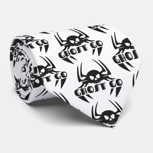 幽霊ゴー不気味シーズン ネクタイ (ロール)