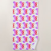 幽霊ゴー不気味シーズン ビーチタオル (正面)