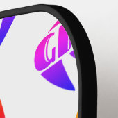 幽霊ゴー不気味シーズン ピックルボールラケット (左詳細)