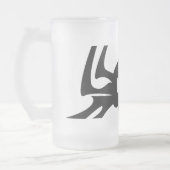 幽霊ゴー不気味シーズン フロストグラスビールジョッキ (左)