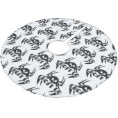 幽霊ゴー不気味シーズン ブラッシュドポリエステルツリースカート (アングル)