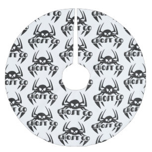 幽霊ゴー不気味シーズン ブラッシュドポリエステルツリースカート