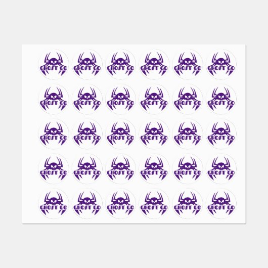 幽霊ゴー不気味シーズン ラベル (シート)