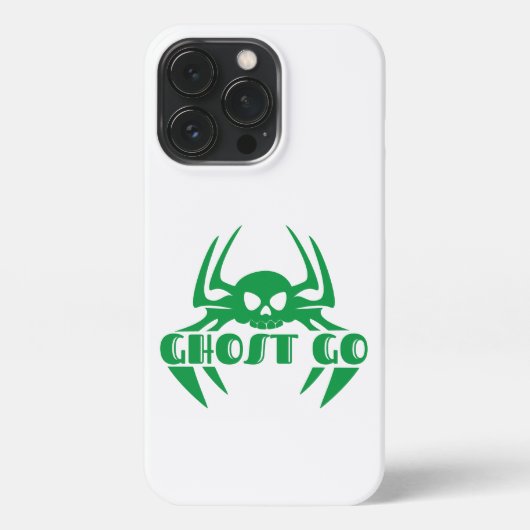 幽霊ゴー不気味シーズン iPhoneケース (裏面)
