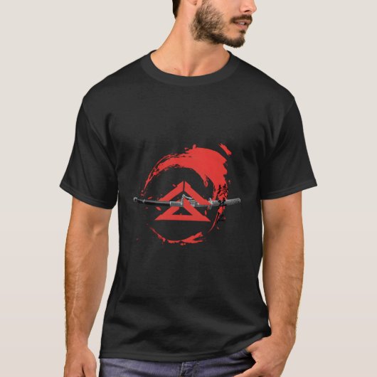 幽霊サムライ陣堺 Tシャツ (正面)