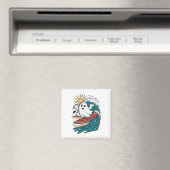 幽霊サーフィン サーフボード マグネット (インサイチュ (食洗機))