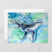 幽霊ザトウクジラ ポストカード (正面/裏面)