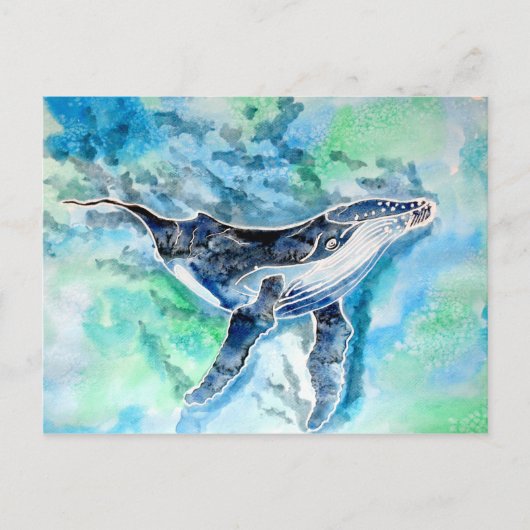 幽霊ザトウクジラ ポストカード (正面)