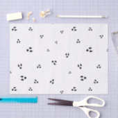 幽霊シンプル顔ハロウィーン 薄葉紙 (クラフト)