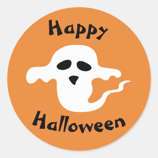 幽霊シール ラウンドシール (正面)