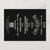 幽霊ジャグジー予算アダルトハロウィーン招待状 ポストカード (裏面)