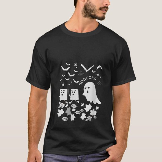 幽霊スカレスブックハロウィーン先生ハロウィーンPa Tシャツ (正面)