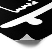 幽霊スケートボードレイジーハロウィンコスチュームおもしろいスケートブ ポスター (角)