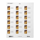 幽霊ストーリーオンハロウィーンヴィンテージ住所 シール (フルシート)