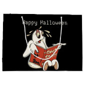 幽霊ストーリーハロウィーン抱き枕 ラージペーパーバッグ (裏面)