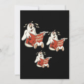 幽霊ストーリーハローウィンパーティ招待状 招待状 (裏面)